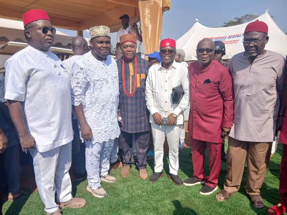 DR. AKABUIKE PAYS LAST RESPECTS AS CHIEF OF STAFF BURIES MOTHER